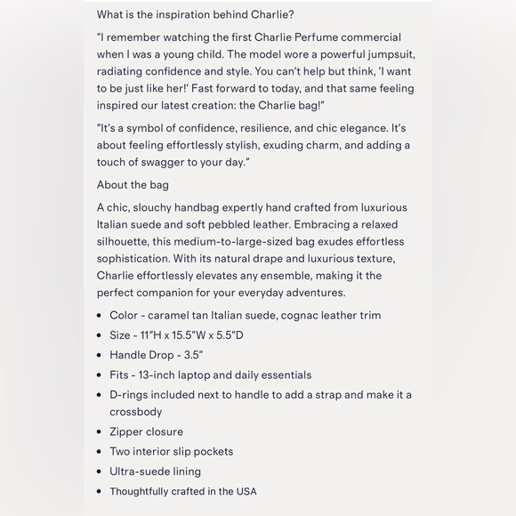 Parker Thatch Charlie Suede Top-Handle Tote Bag in Caramel Brown - Picture 3 of 6